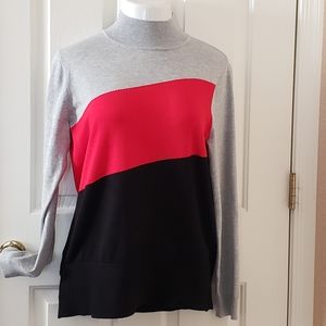 Color block sweater L